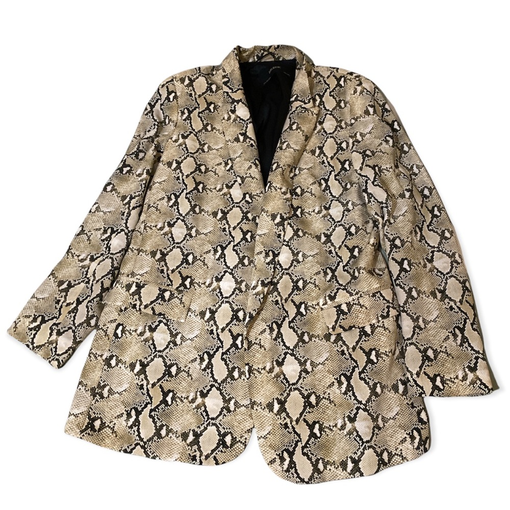 Zara Snakeskin blazer